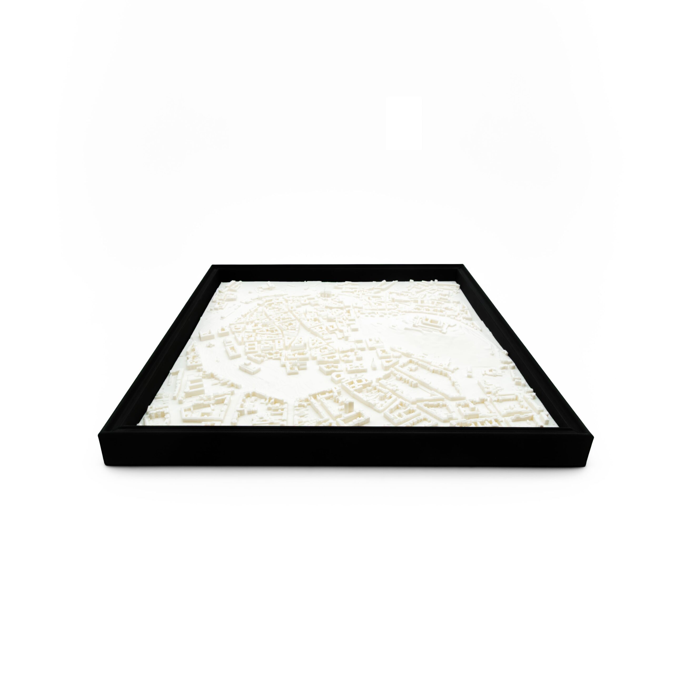 Mapa města Brna – skládací 3D model Brna-středu – 3D tištěný suvenýr z Brna