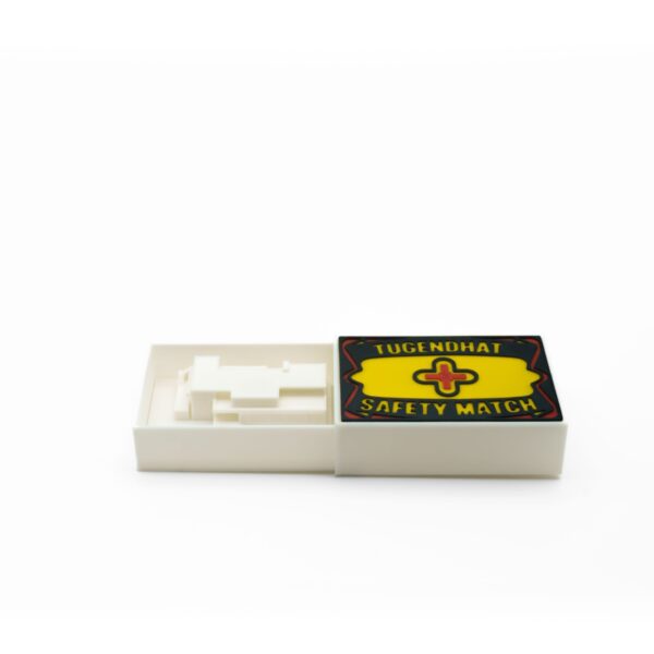 SAFETY MATCH – Vila Tugendhat v krabičce – 3D tištěný suvenýr z Brna